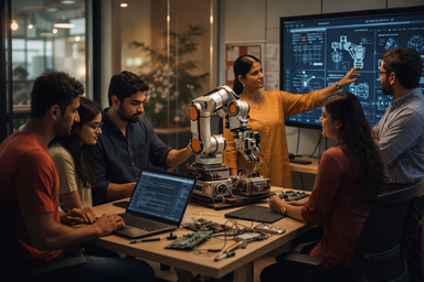 Team collaboration at Rasoi Robotics